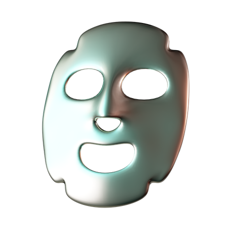 Masque en feuille  3D Icon