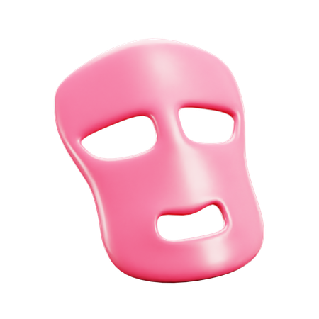 Masque en feuille  3D Icon