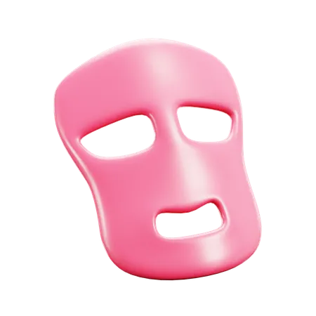 Masque en feuille  3D Icon