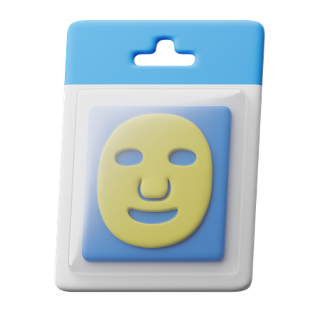 Masque en feuille  3D Icon