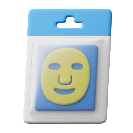 Masque en feuille  3D Icon