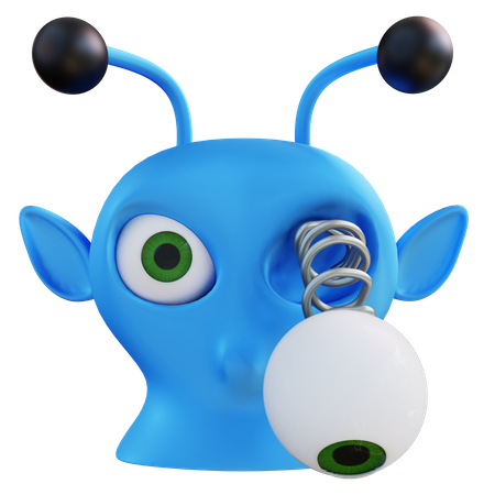 Masque extraterrestre  3D Icon