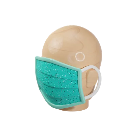 Masque médical  3D Icon