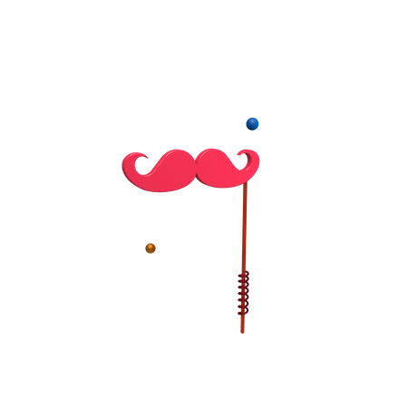 Masque de moustache  3D Icon