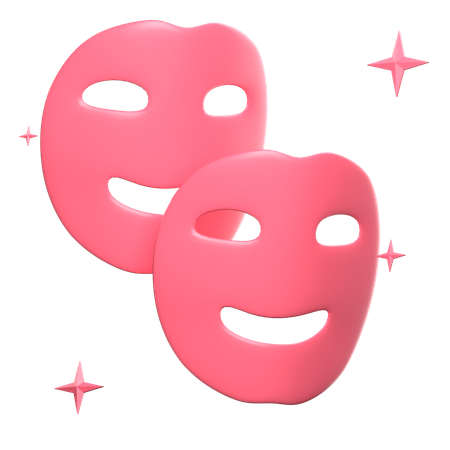 Masque facial  3D Icon