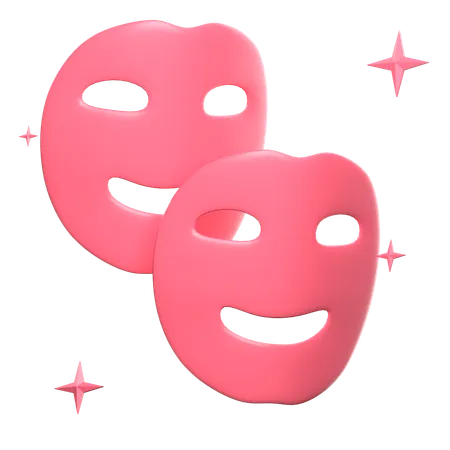 Masque facial  3D Icon