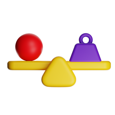 質量  3D Icon
