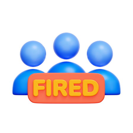 Mass Layoffs  3D Icon