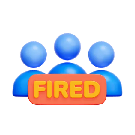 Mass Layoffs  3D Icon