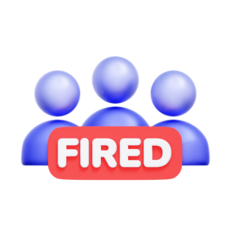 Mass Layoffs  3D Icon