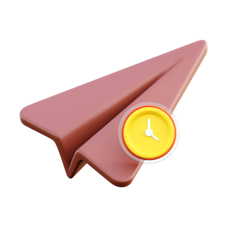 Massage Send  3D Icon