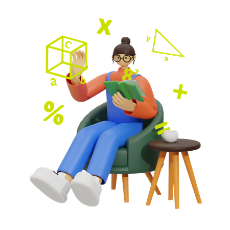 Mastering Math  3D Illustration