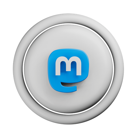 Logotipo de mastodonte  3D Icon