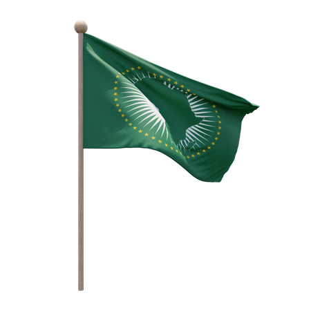 Mastro da união africana  3D Flag