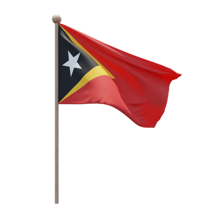 Mastro de bandeira de timor leste  3D Icon