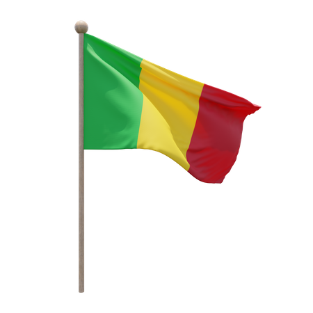 Pequeno campo de bandeira  3D Flag
