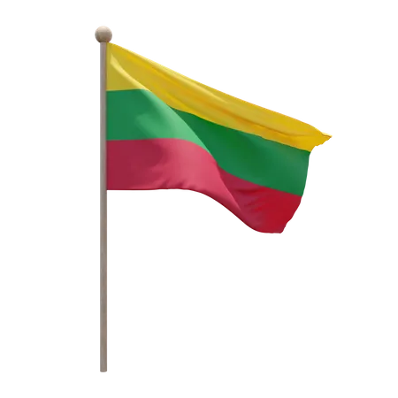 Mât de drapeau d'Ærø  3D Flag