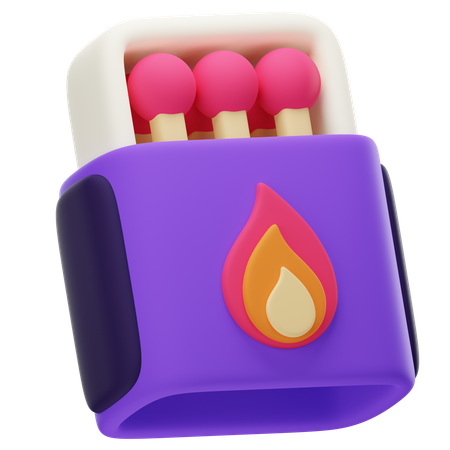 Match box  3D Icon