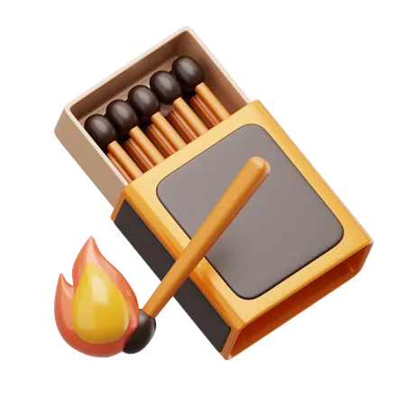 Match Box  3D Icon