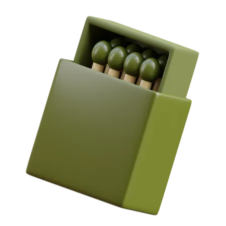 Match Box  3D Icon