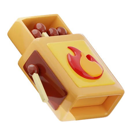 Match Box  3D Icon