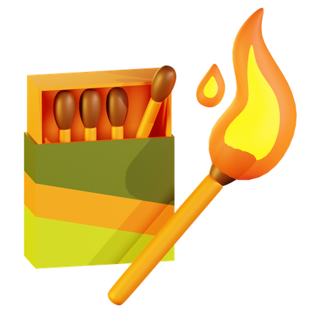 Match Box  3D Icon