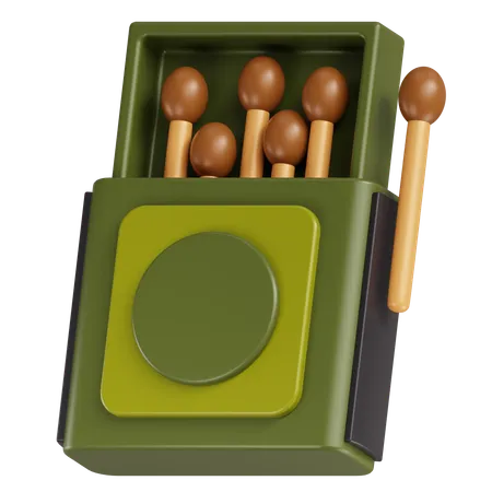 Match Box  3D Icon