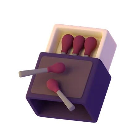 Match Box  3D Icon