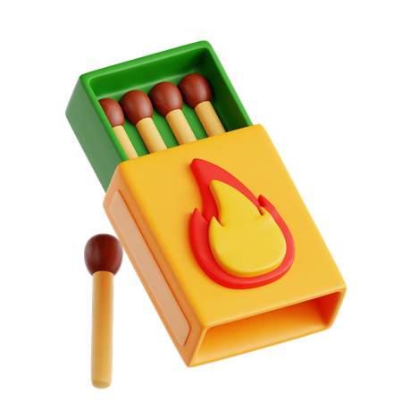 Match Box  3D Icon