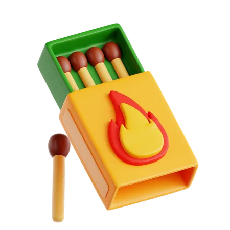 Match Box  3D Icon