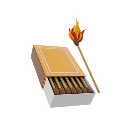 Match Box  3D Icon