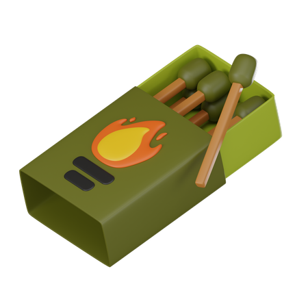 Match Box  3D Icon