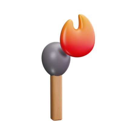 Match Stick  3D Icon