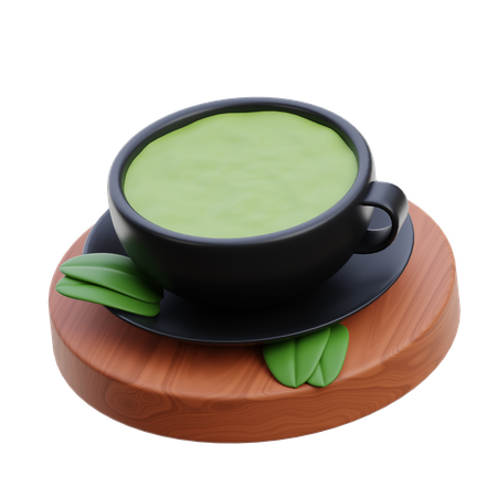 말차  3D Icon