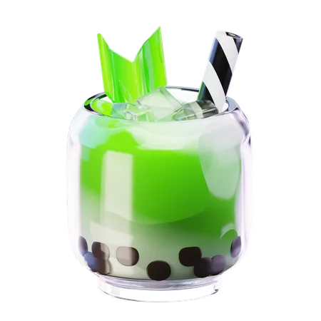 Matcha bubbles  3D Icon