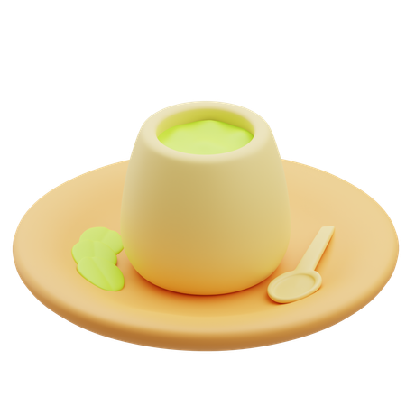 Chá Matcha  3D Icon