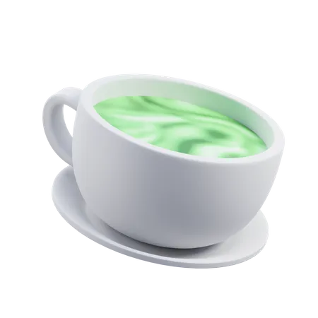 Chá Matcha  3D Icon