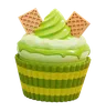 matcha cupcake