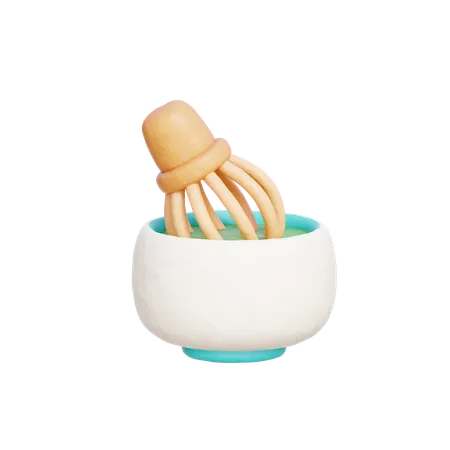 Matcha-Grüntee  3D Icon