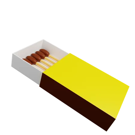 Matchbox  3D Illustration