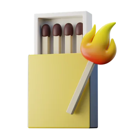 Matches  3D Icon