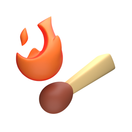 Matches  3D Icon