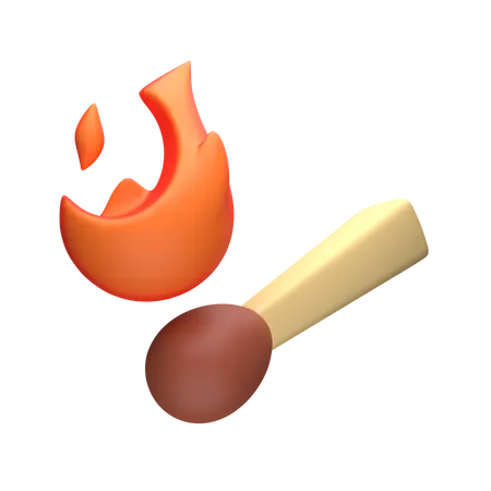 Matches  3D Icon