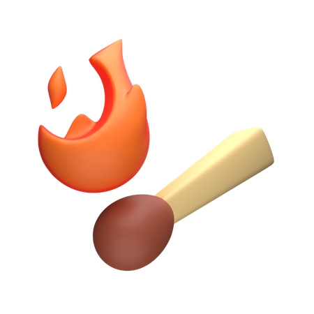 Matches 3D Icon