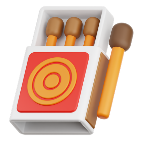 Matches Box  3D Icon