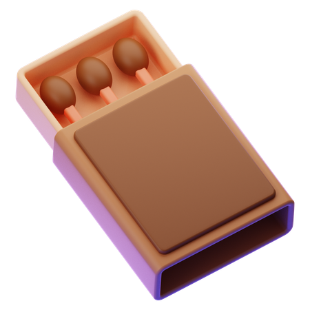 MATCHES BOX  3D Icon