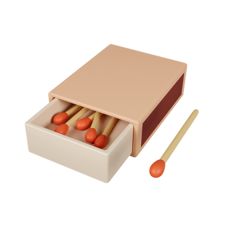 Matches Box  3D Icon