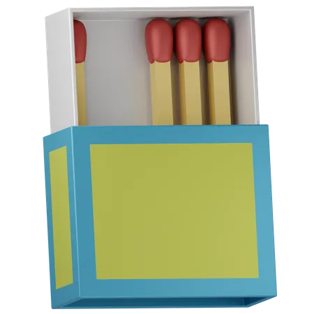 Matchstick  3D Icon