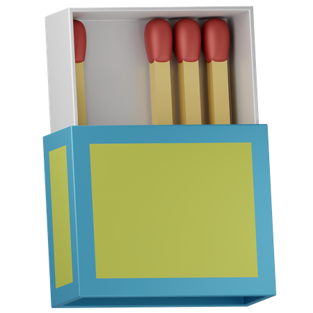 Matchstick  3D Icon