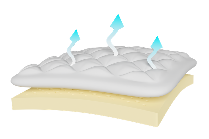 Matelas en feuille  3D Icon